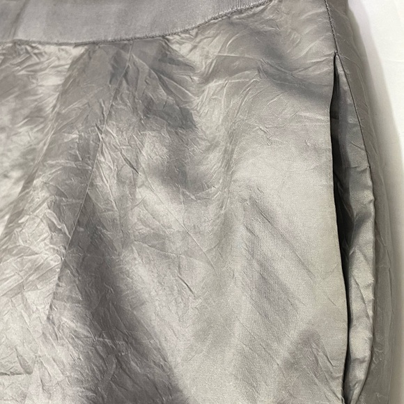 J. Crew Grey Linen Silk Pleated Mini Skirt - Picture 10 of 12